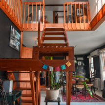 Dining to Loft Interior